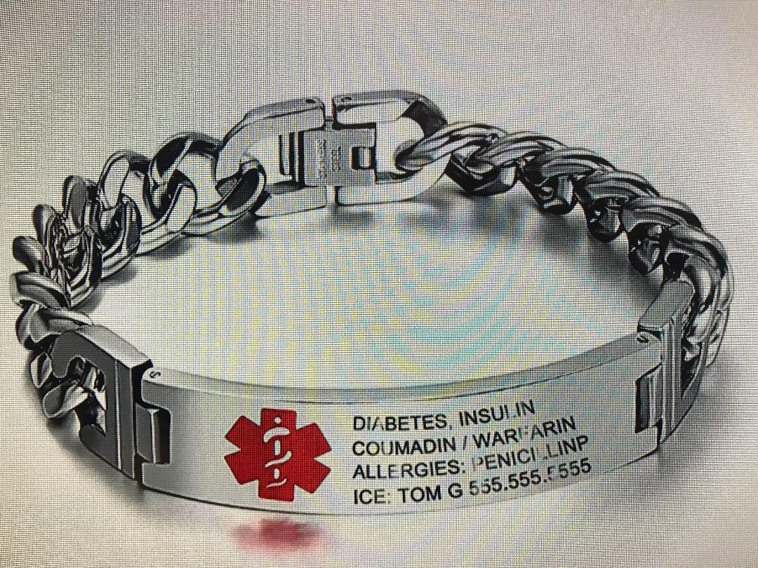 ICE Medical Alert Bracelet